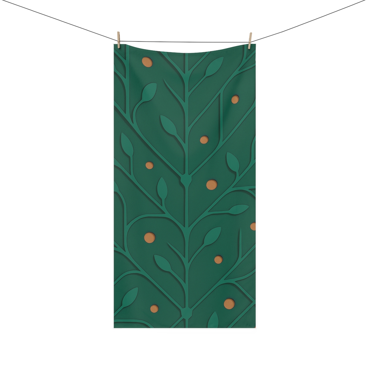 Vine Matrix Overlay trendy hand towels