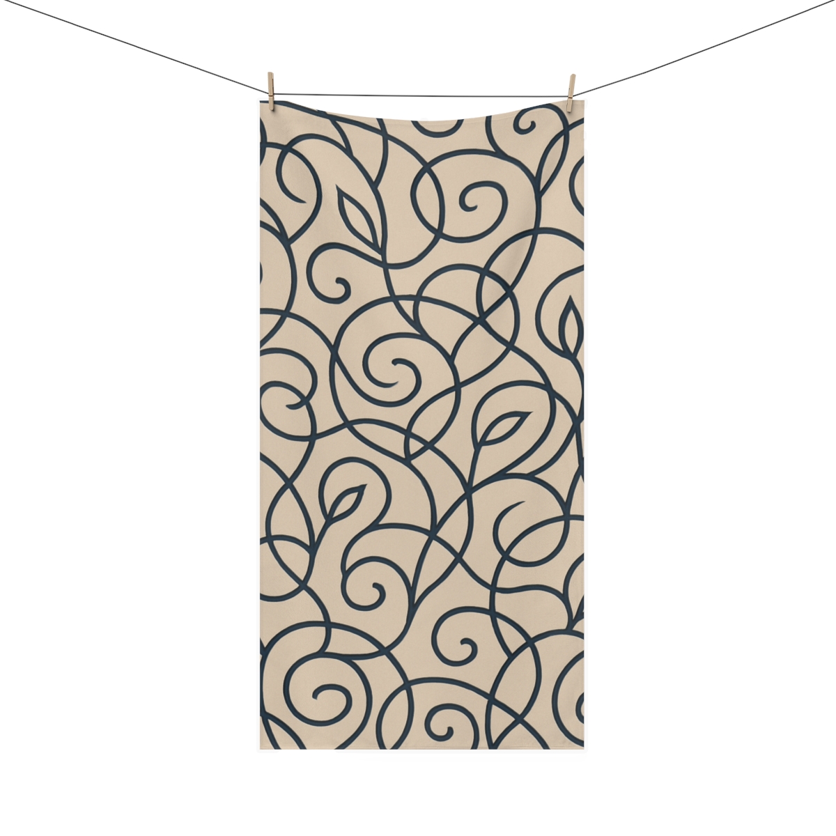 Vine Network Maze stylish beach towels