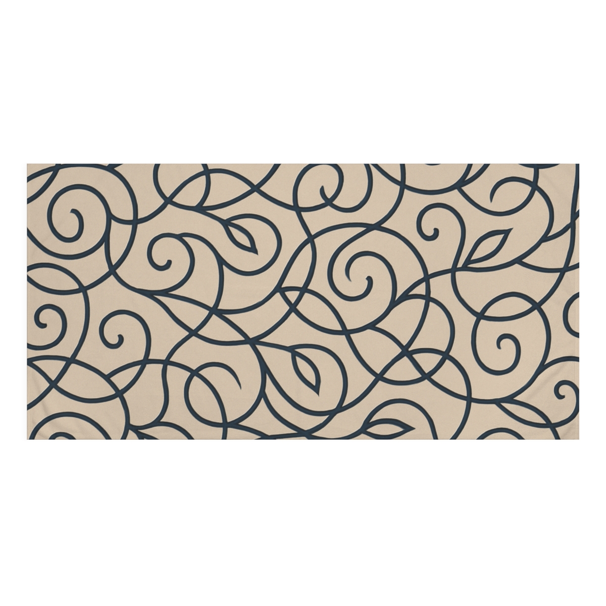 Vine Network Maze stylish beach towels