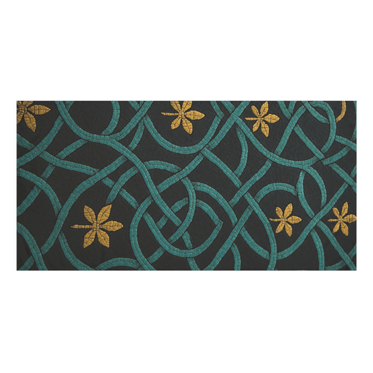 Vine Network Mosaic comfortable face towels