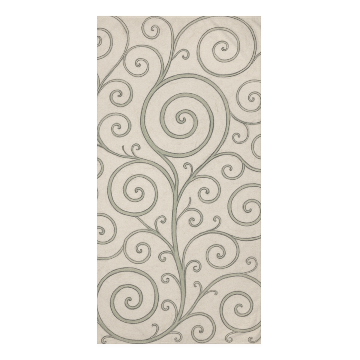 Vine Spiral Diagram trendy hand towels