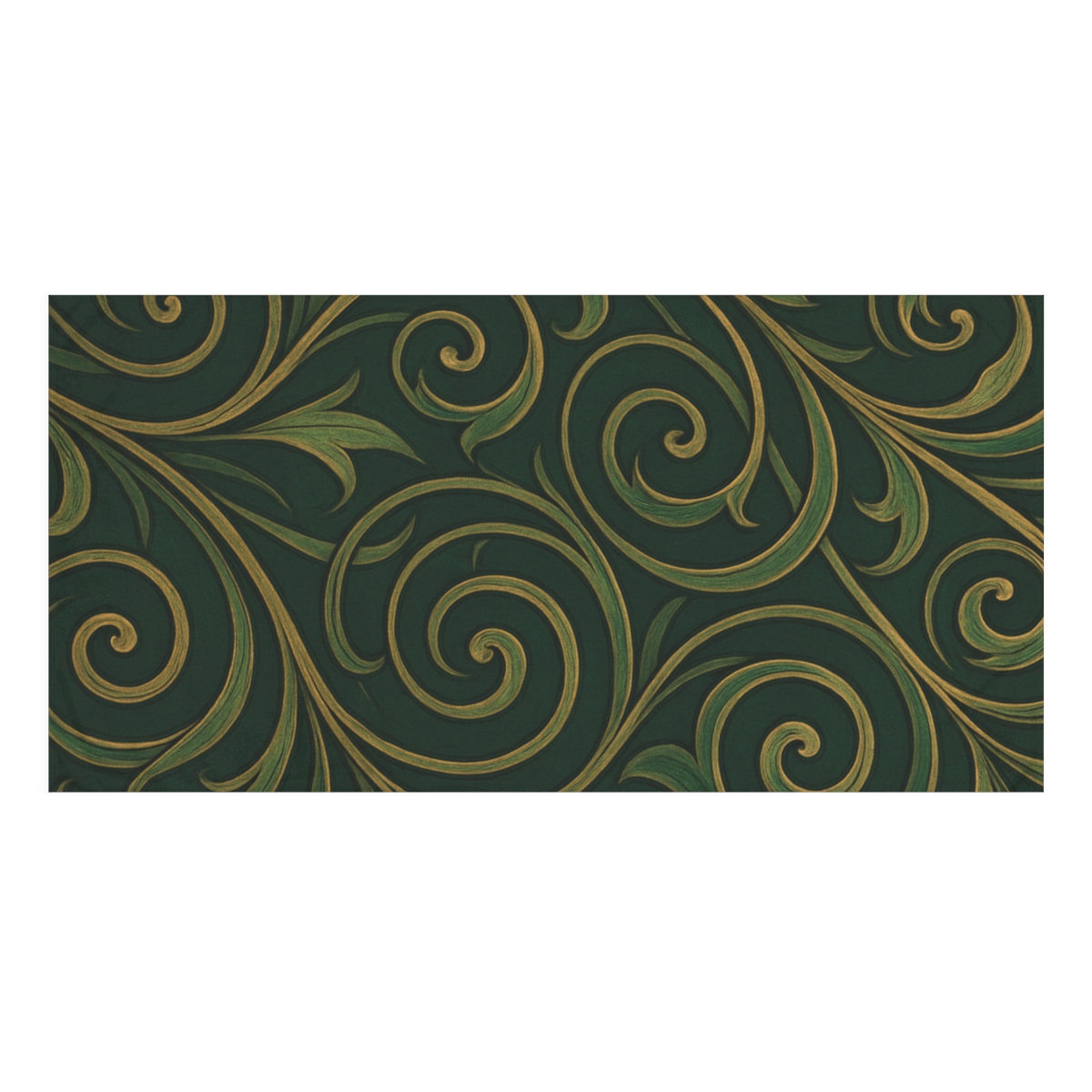 Vine Spiral Tapestry personalized bath towels