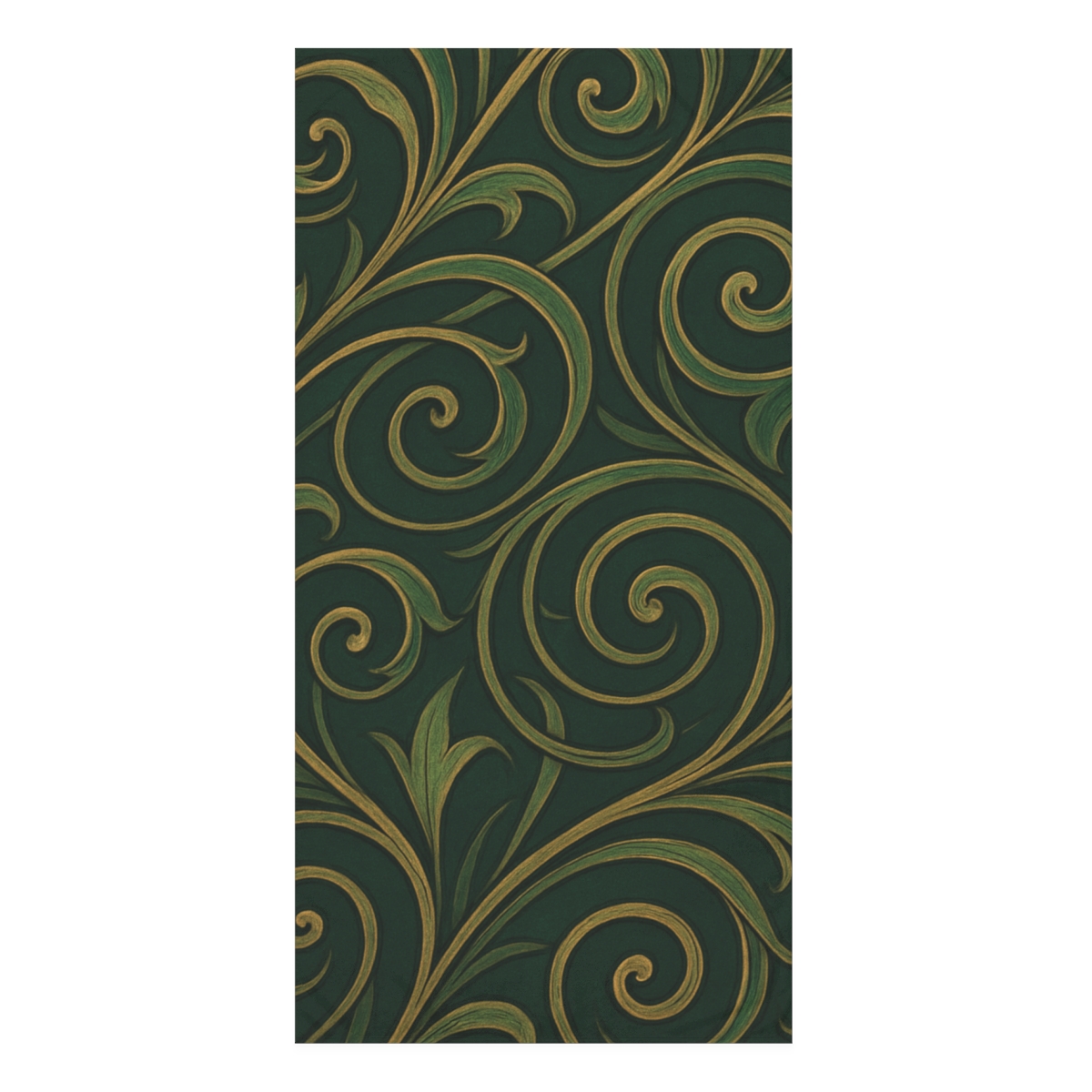 Vine Spiral Tapestry personalized bath towels