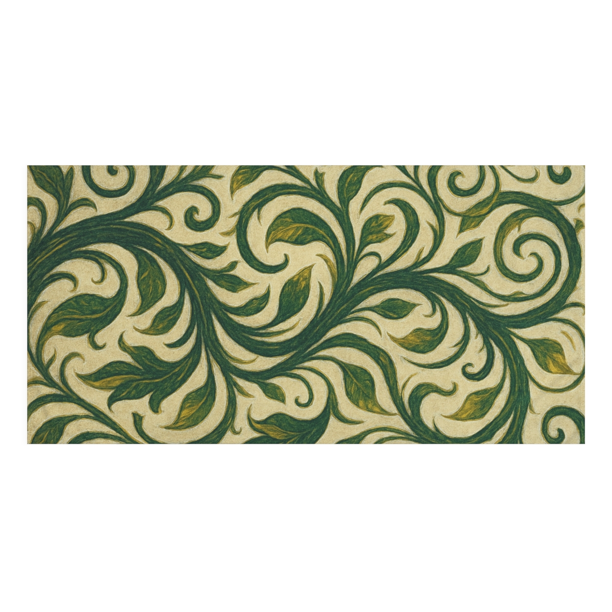 Vine Swirl Pattern decorative home towelscustom towels