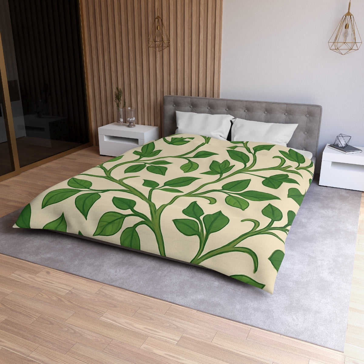 Vine Tangle Lattice Duvet