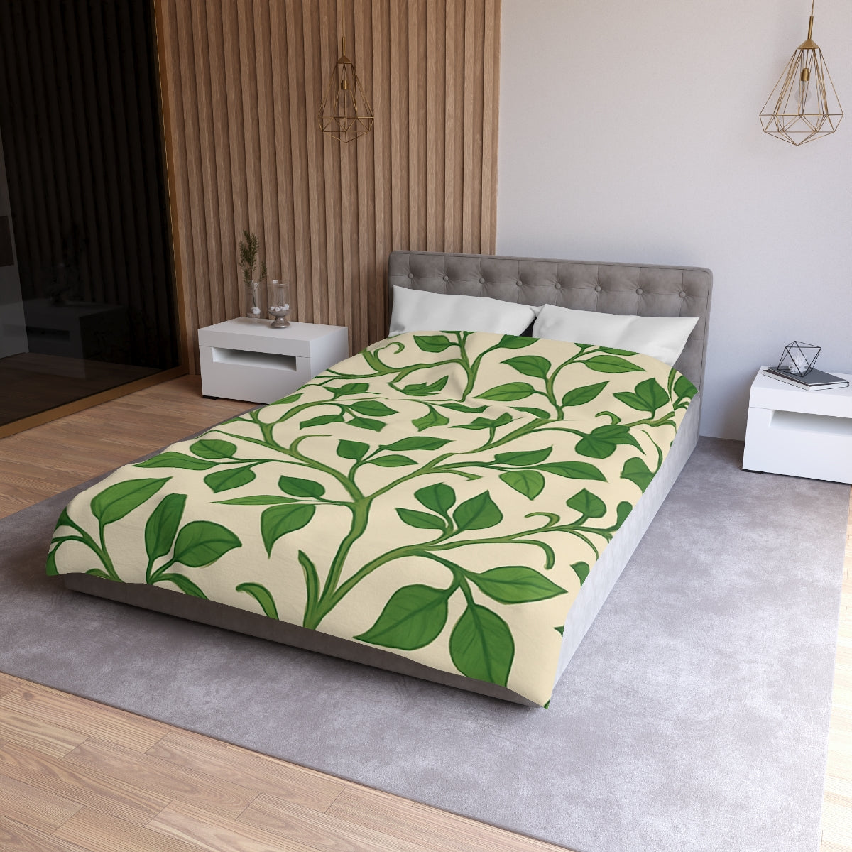 Vine Tangle Lattice Duvet
