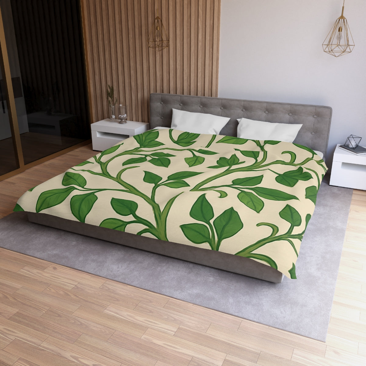 Vine Tangle Lattice Duvet