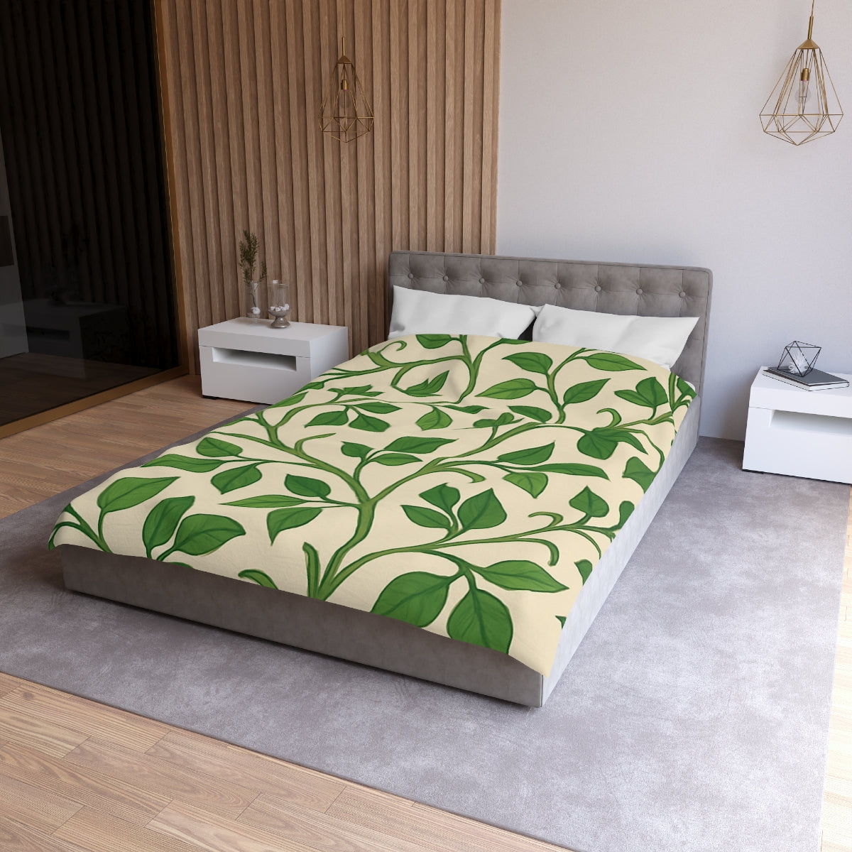 Vine Tangle Lattice Duvet