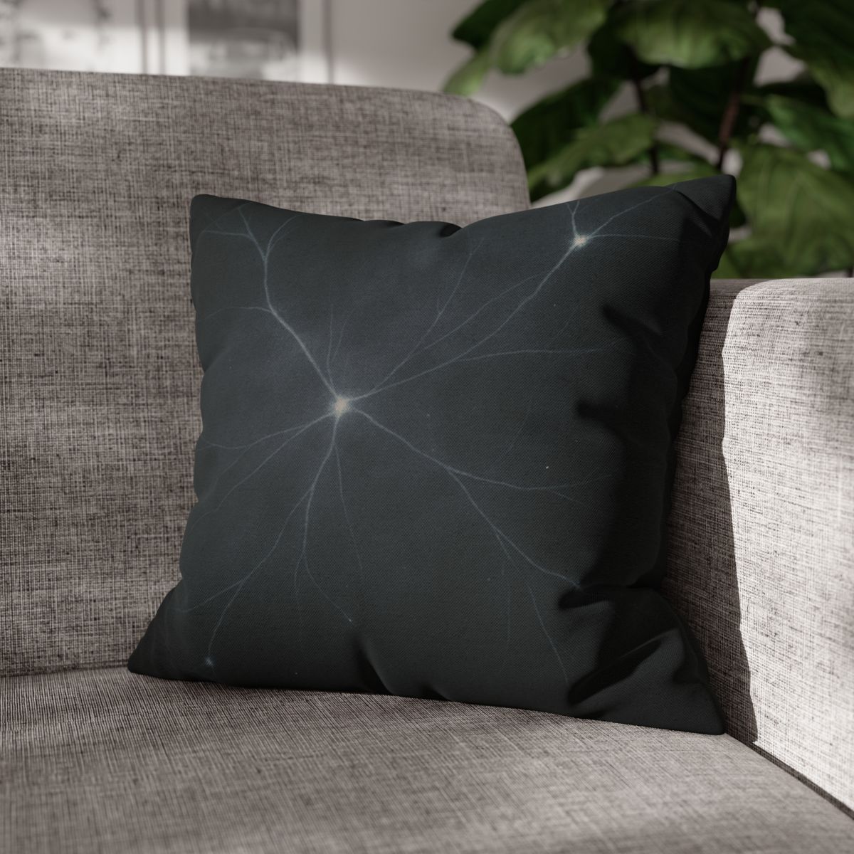 Void Filament Silk Tapestry personalized pillow covers