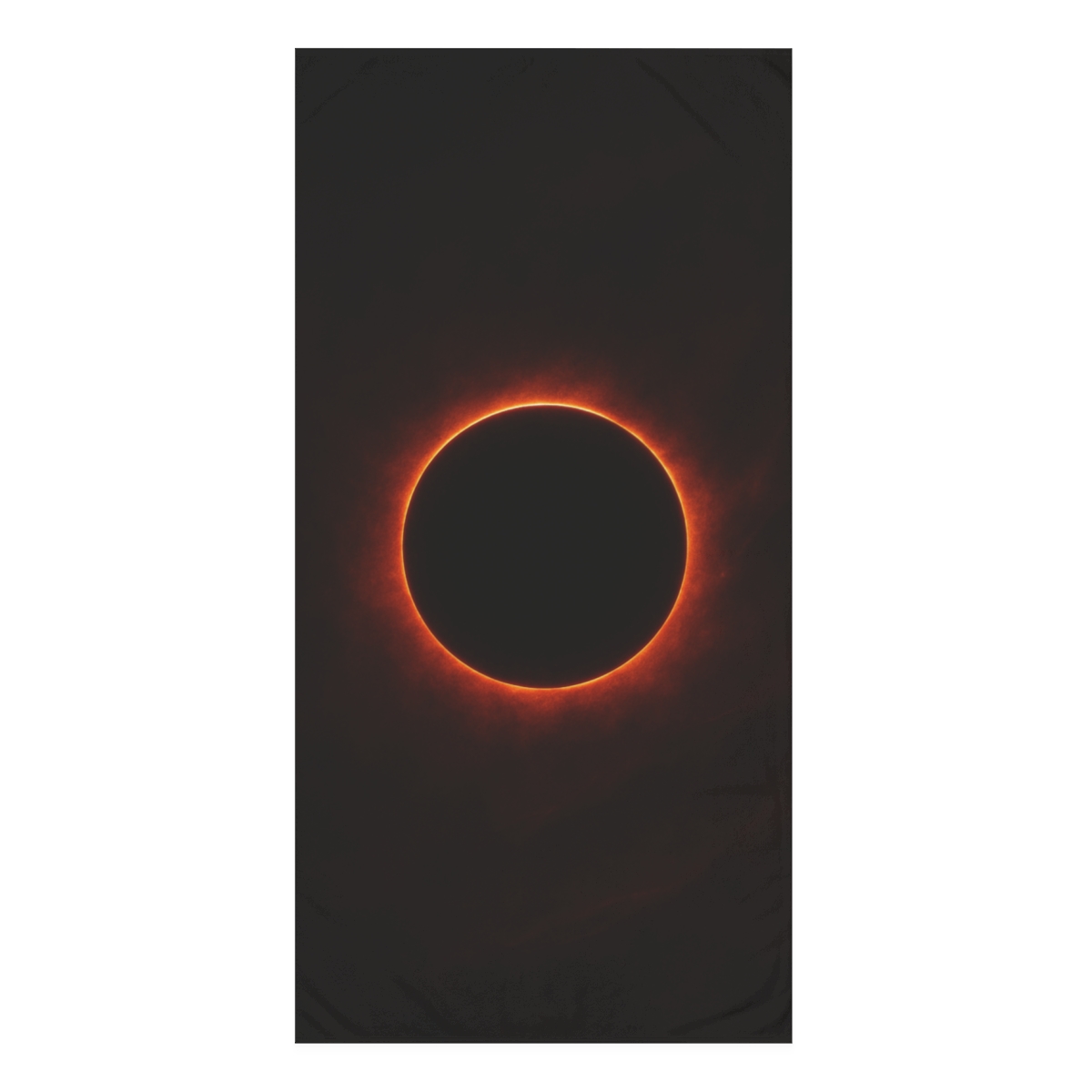 Void Horizon Ember Ring stylish beach towels