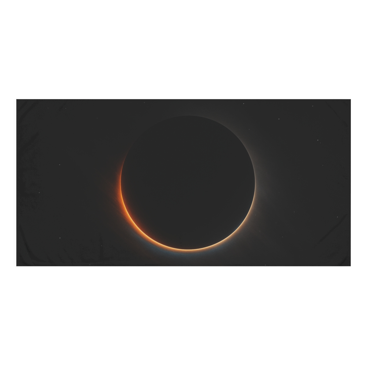 Void Horizon Silhouette designer printed towels