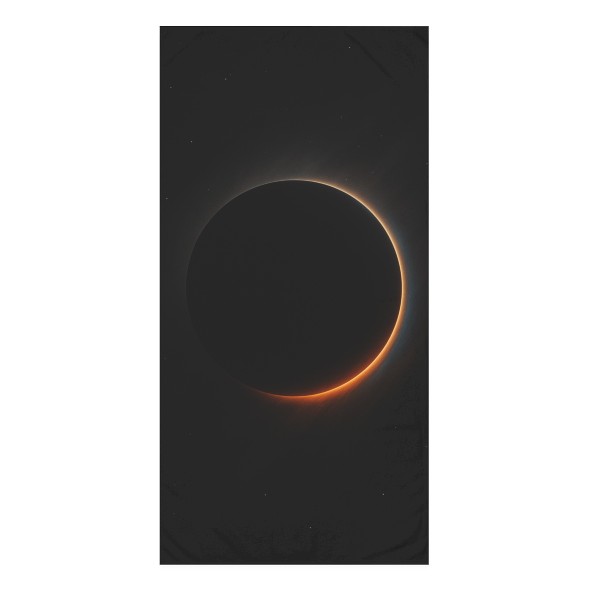 Void Horizon Silhouette designer printed towels