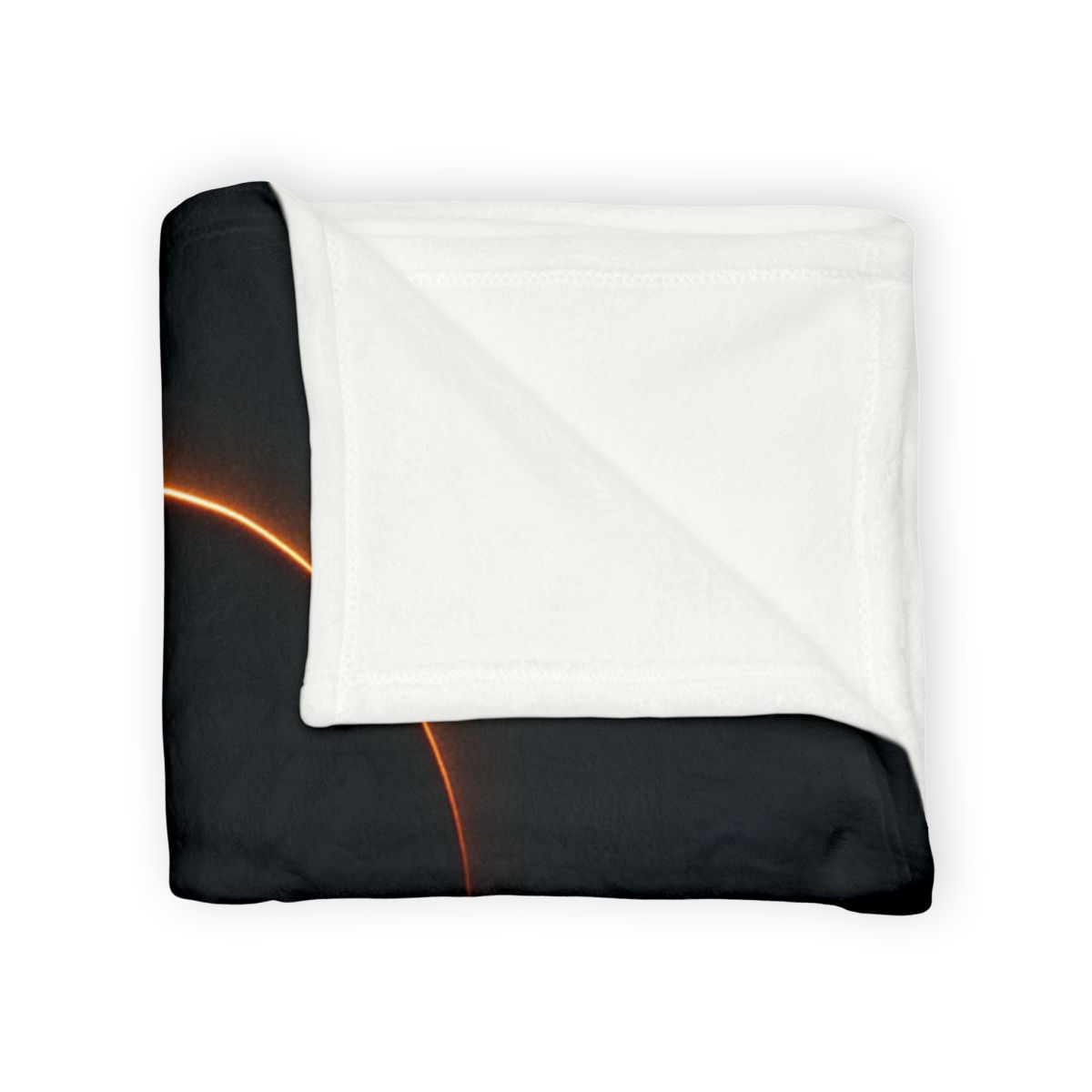 Void Horizon Silhouette Bloom stylish throw blankets