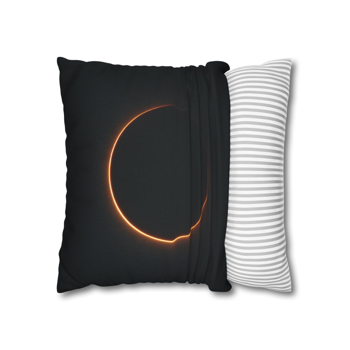 Void Horizon Silhouette Bloom personalized pillow covers