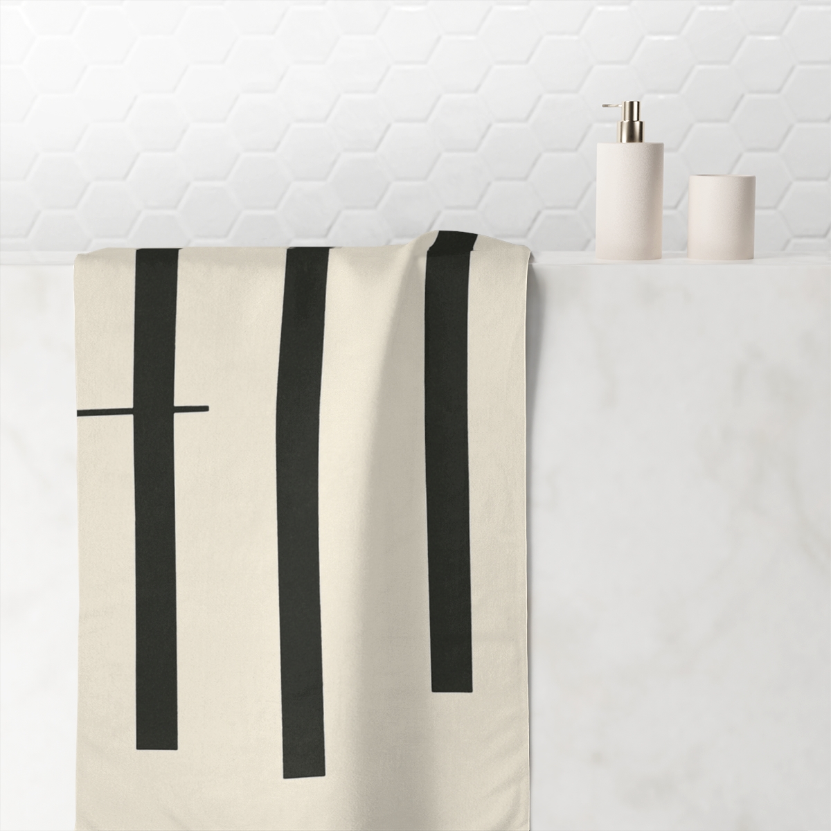 Void Signal Triptych comfortable face towels