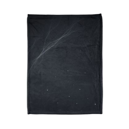 Void Silk Filament Drift designer printed blankets