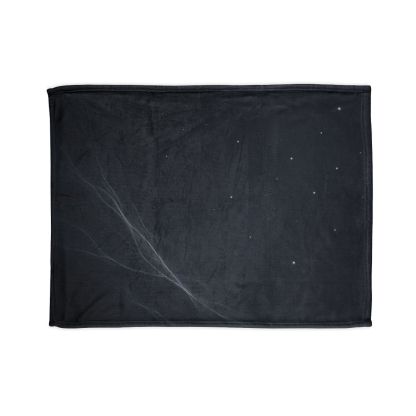 Void Silk Filament Drift designer printed blankets