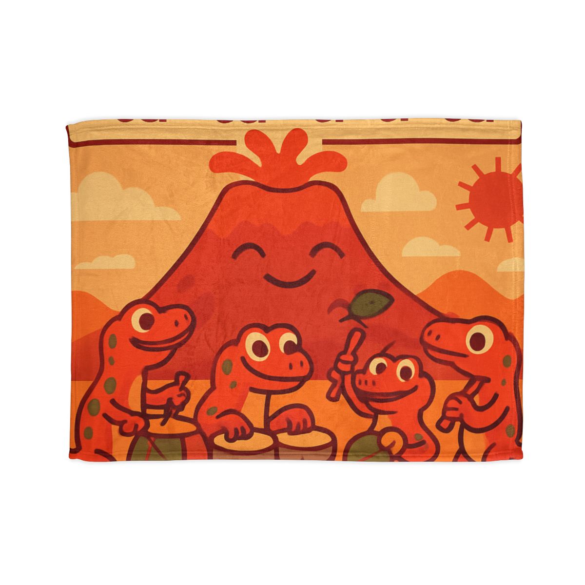 Volcano Drum Band Of The Rhythm Lizards decorative home blankets