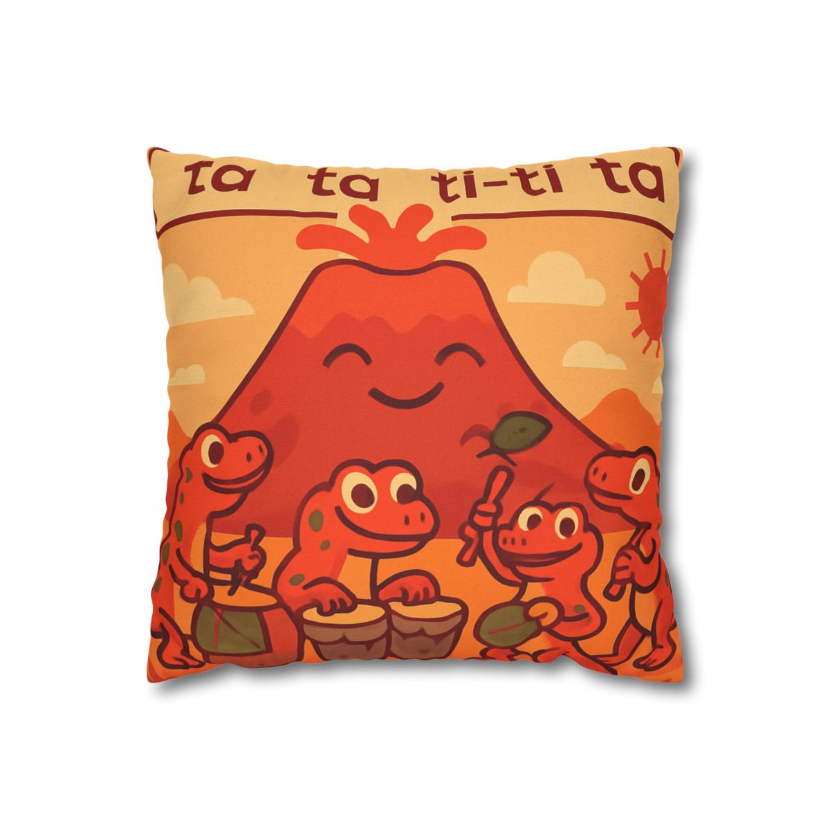 Volcano Drum Band Of The Rhythm Lizards designer print pillow cases