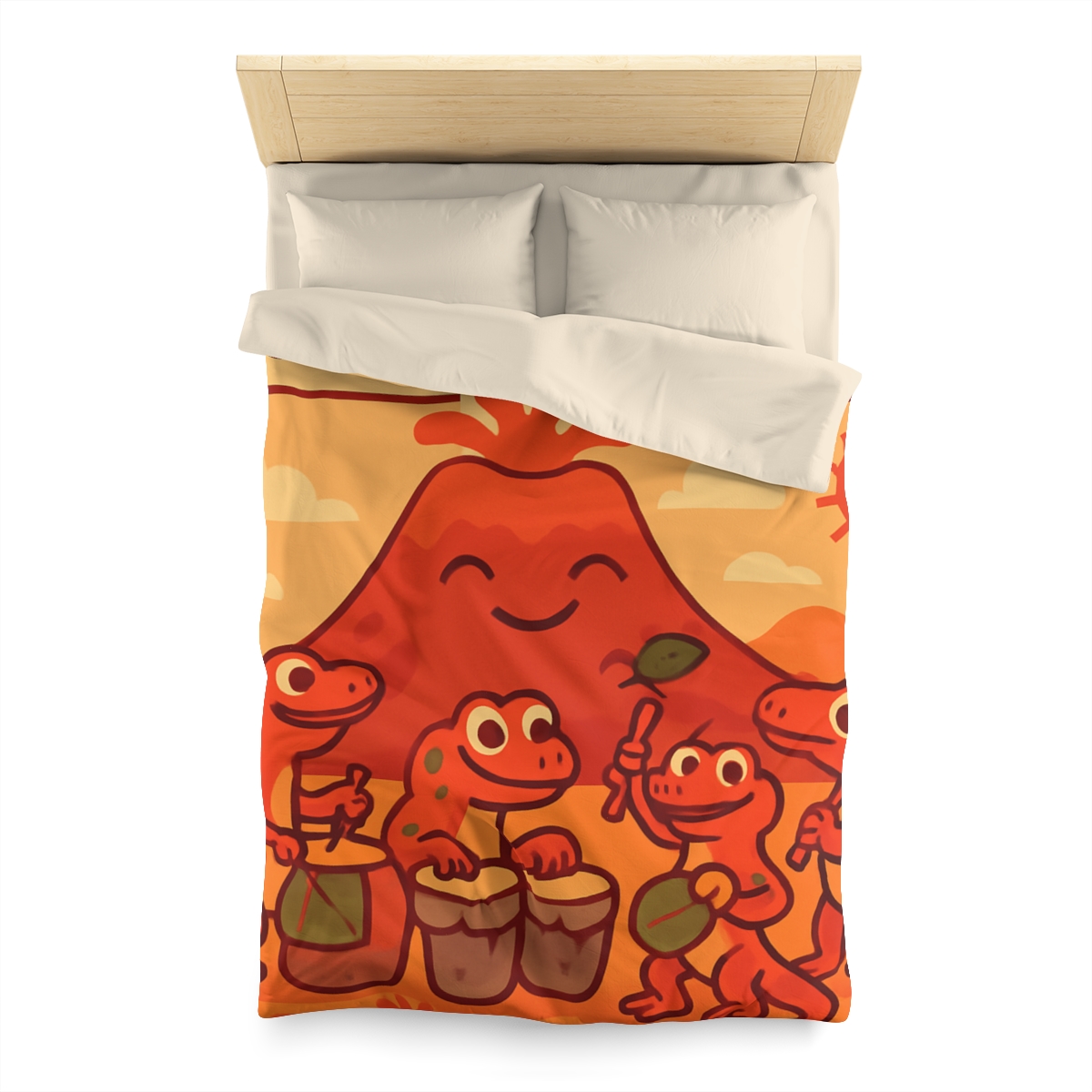 Volcano Drum Band Of The Rhythm Lizards designer printed duvets