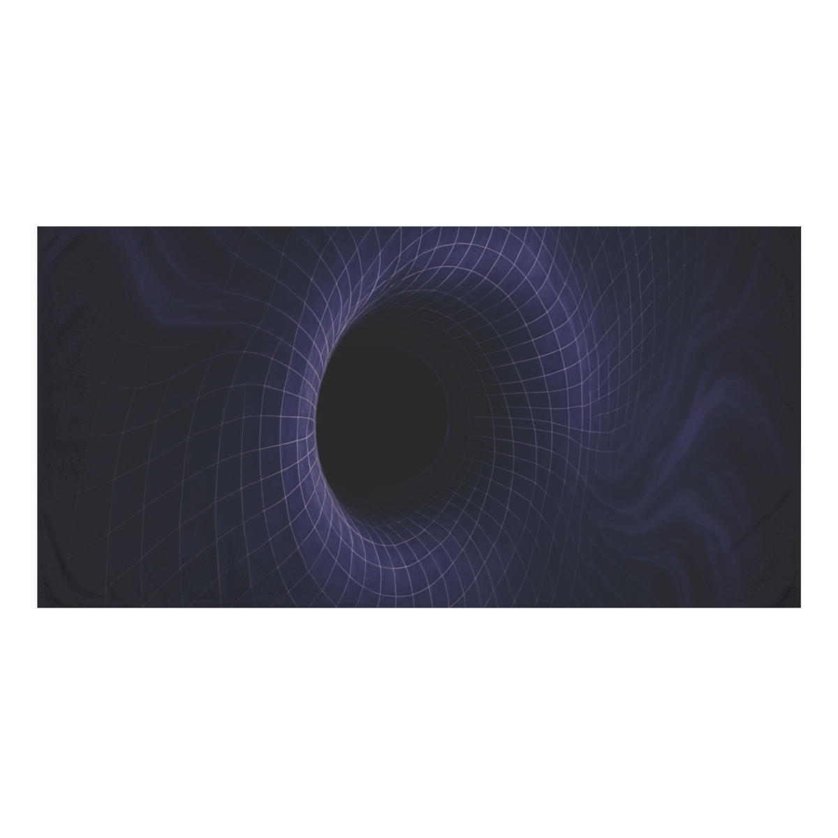 Warped Spacetime Horizon decorative home towels