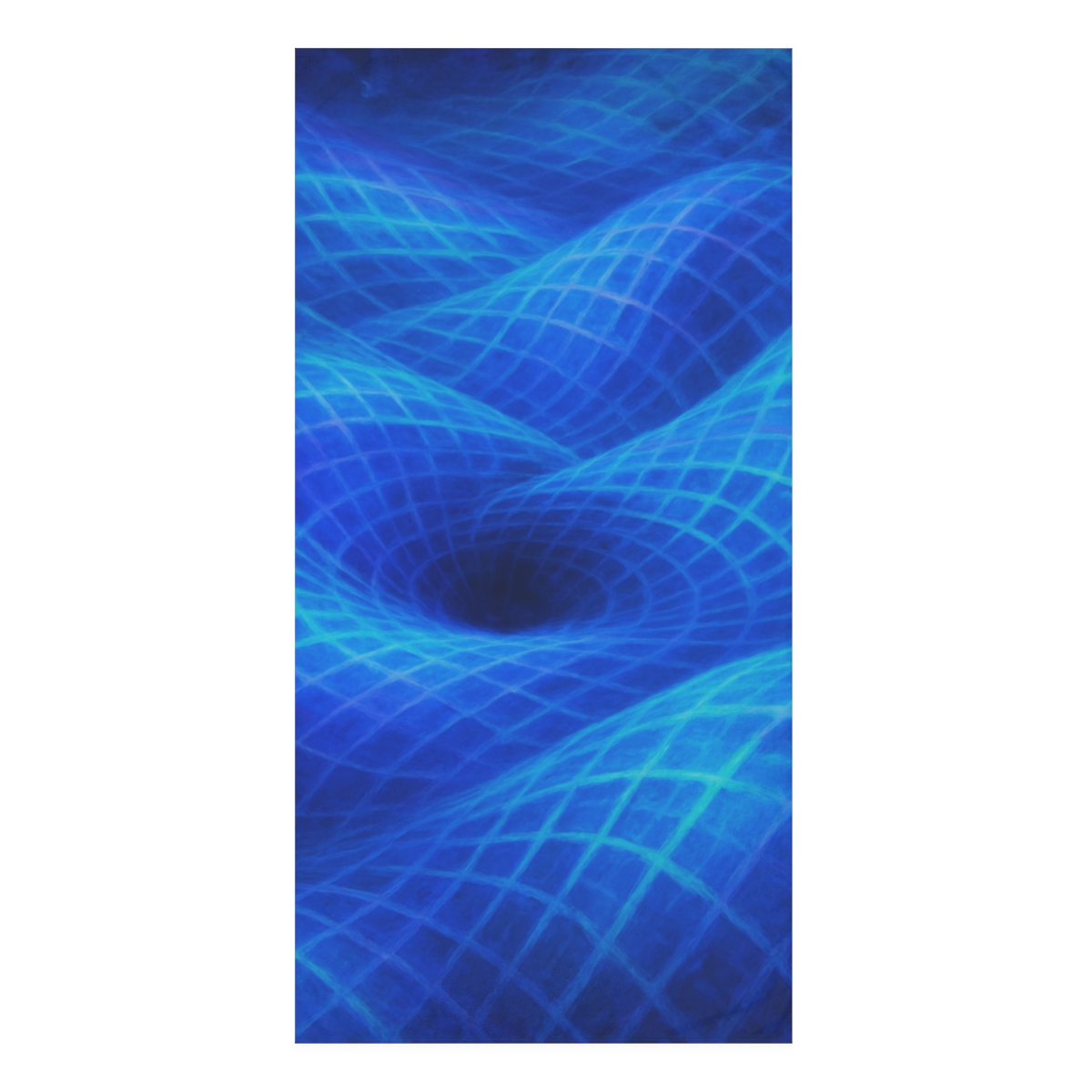 Warped Spacetime Mosaic soft cotton towels