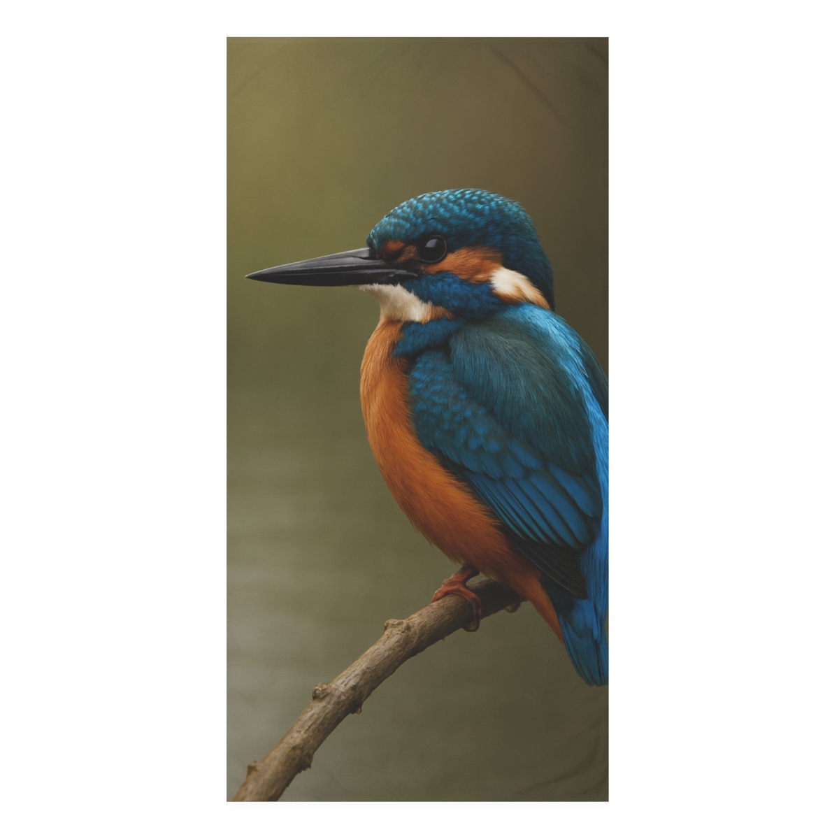Whispered Glide Kingfisher decorative home towelscustom towels