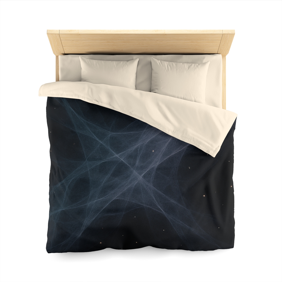 Whispering Cosmic Filament Tapestry designer printed duvets
