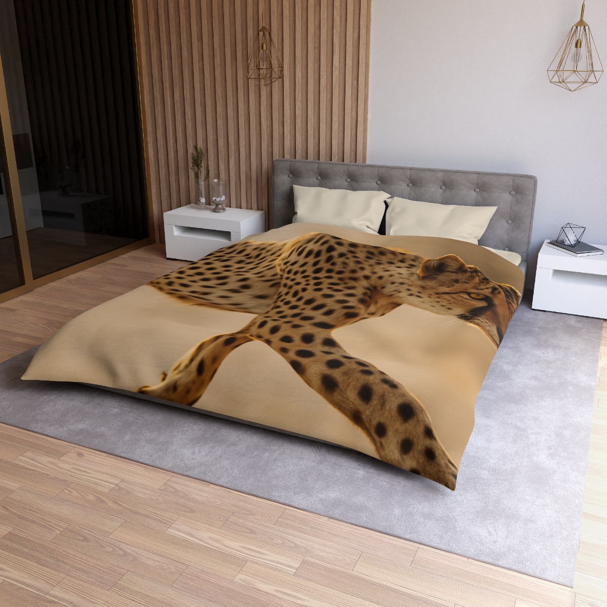 Wind Runner Cheetah unique patterned duvets