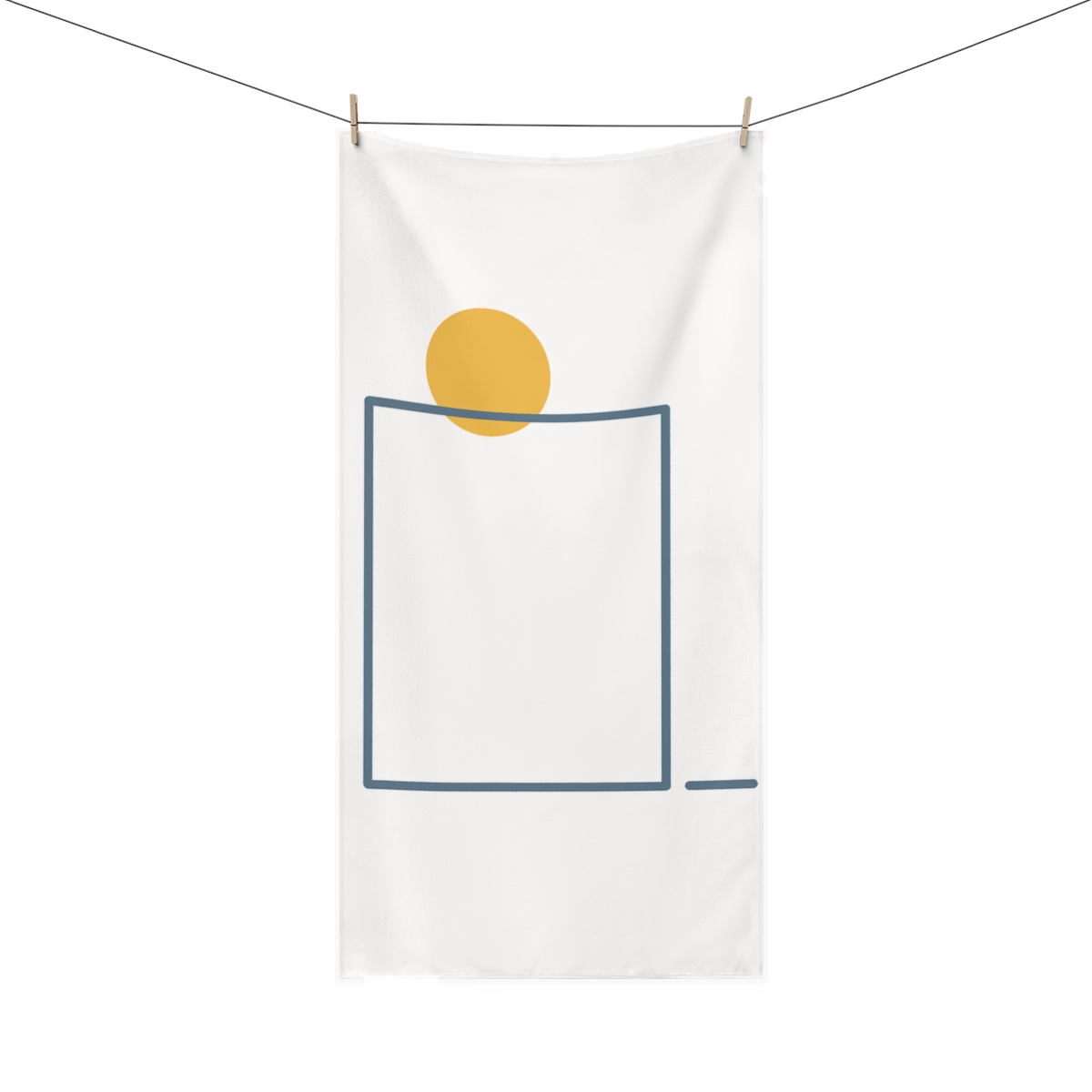 Window Frame And Rising Circle unique gift towels