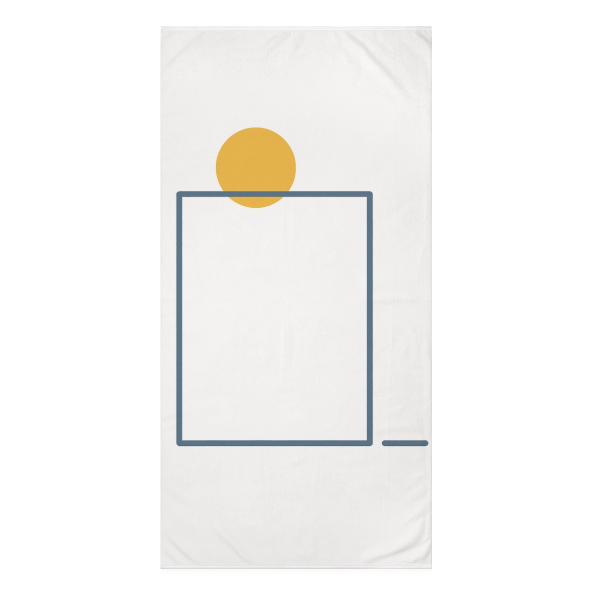 Window Frame And Rising Circle unique gift towels