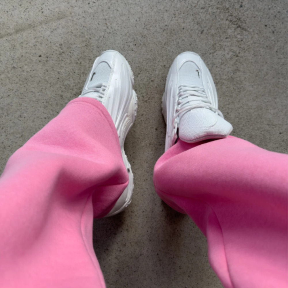 Tapered Zipper Hem Sweatpants