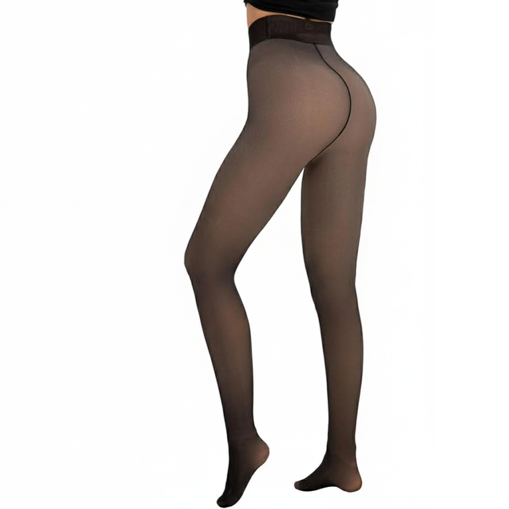 Fleece Lined Tights With Thermal Comfort For Women – women's cargo pants front view