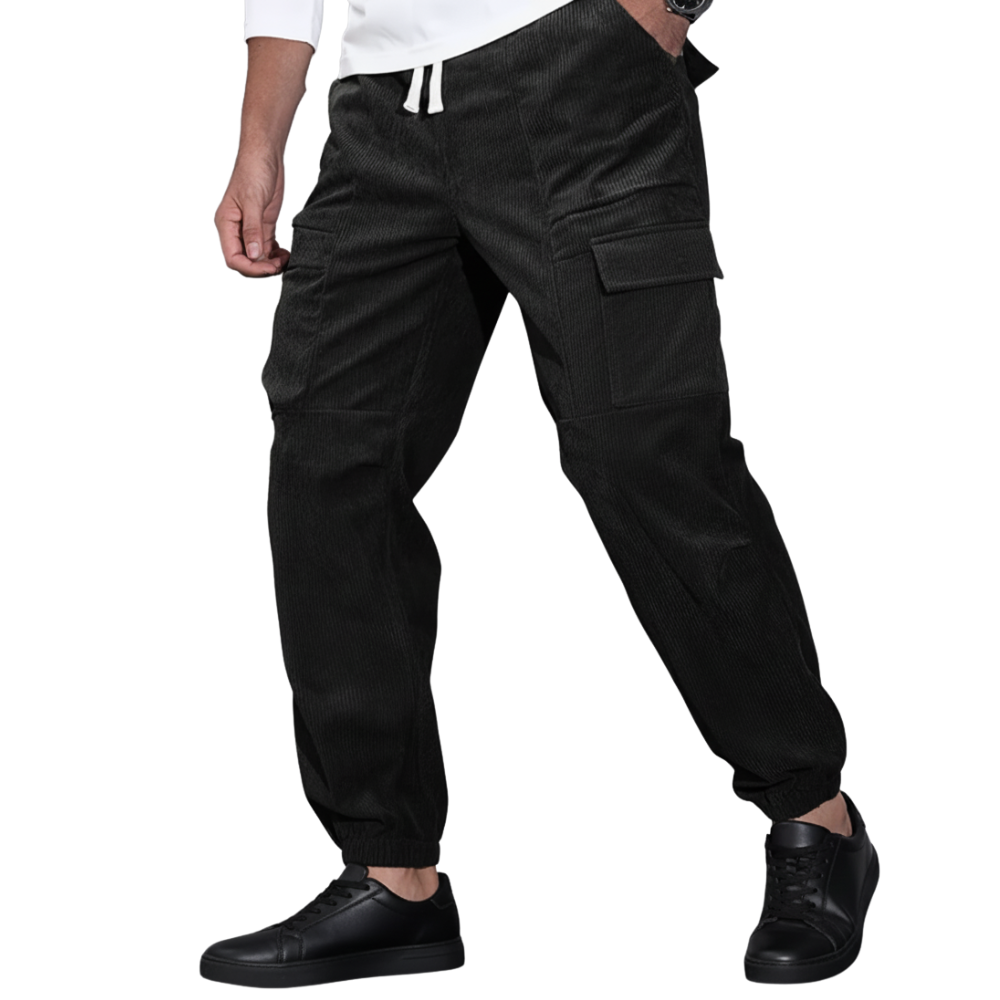 Modern Corduroy Cargo Pants For MenModern Corduroy Cargo Pants For Men - Image 2