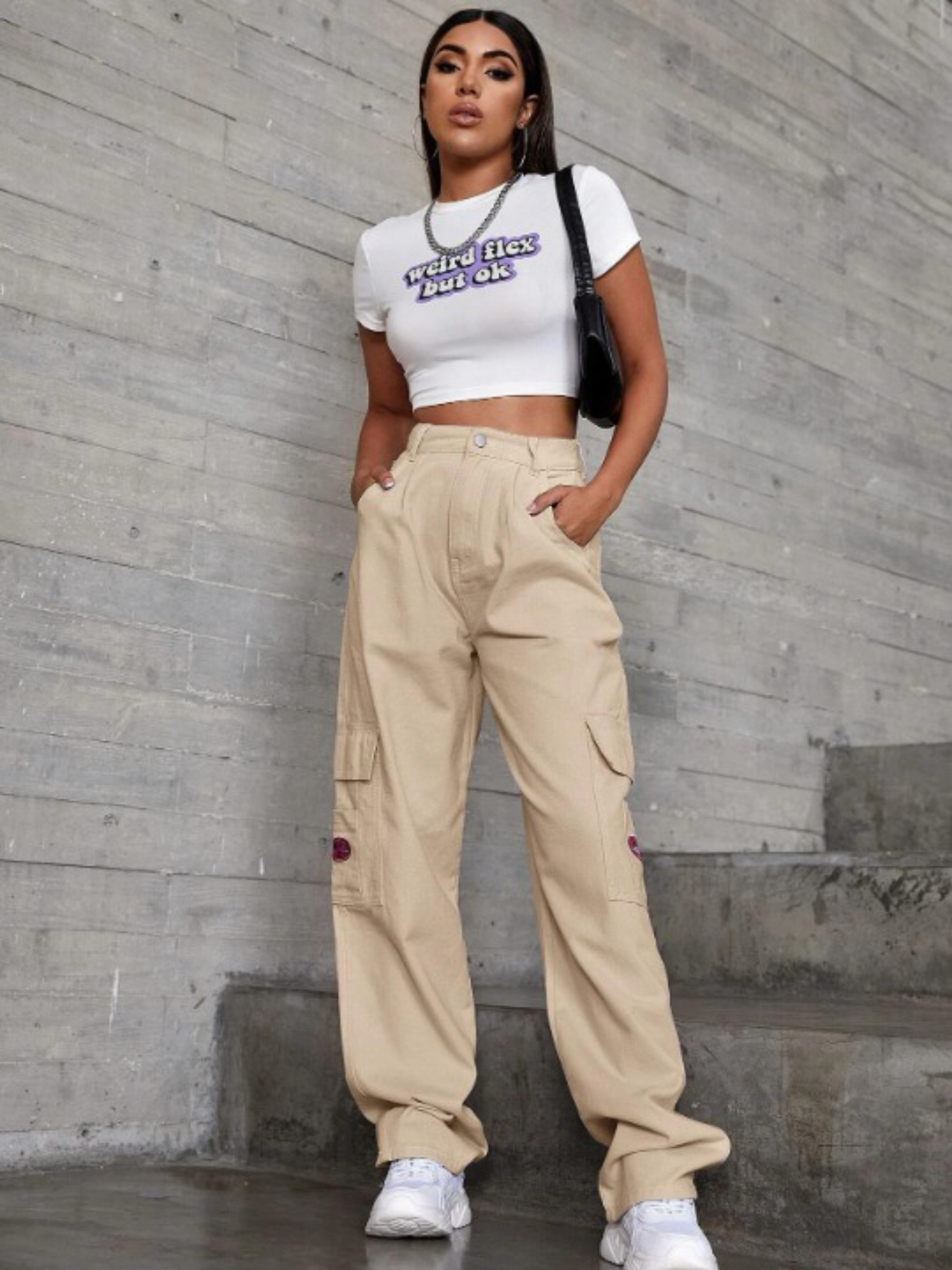 Patched Detail Flap Pocket Jean – side profile view