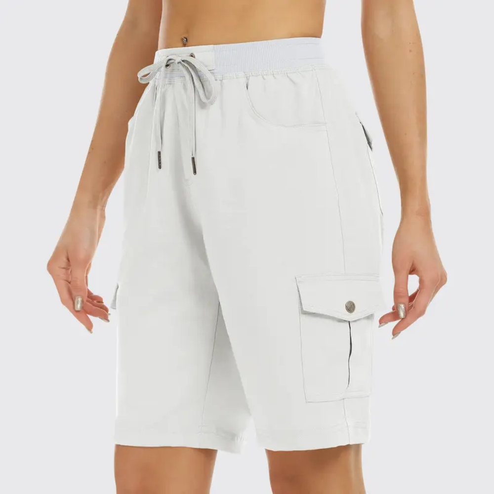 Casual Outdoor Quick Dry Hiking Cargo Shorts For Women