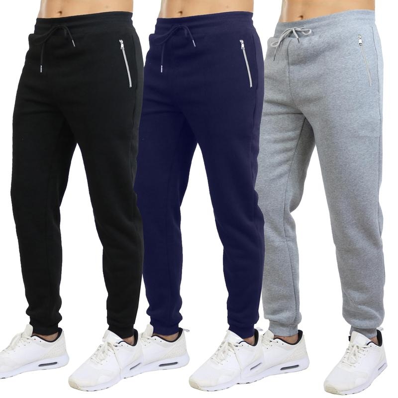 Pack Of 3 Fleece Lined Cargo Jogger Sweatpants For MenPack Of 3 Fleece Lined Cargo Jogger Sweatpants For Men - Image 9