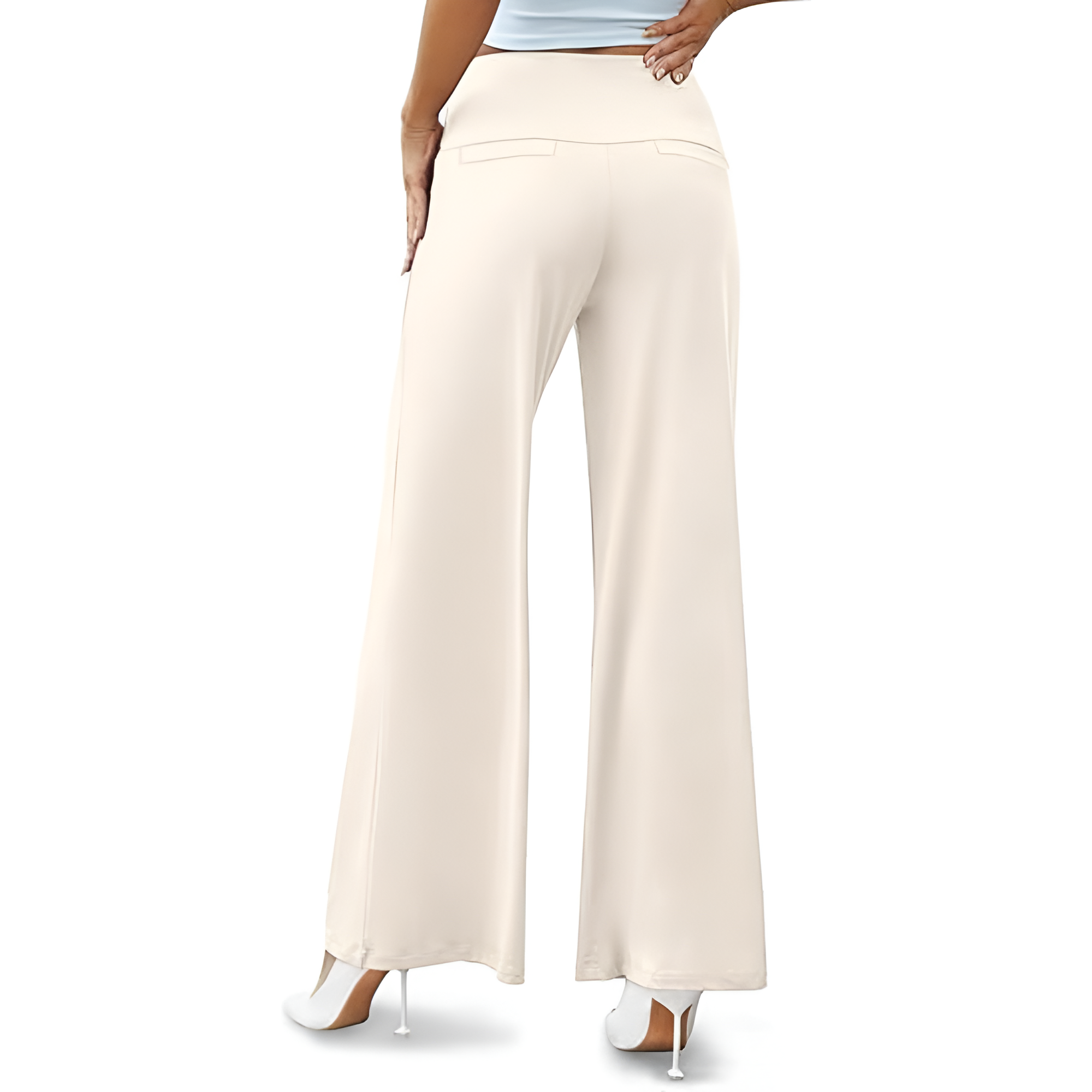 Casual And Comfy Wide Fit Palazzo Pants For Women – lifestyle view 13