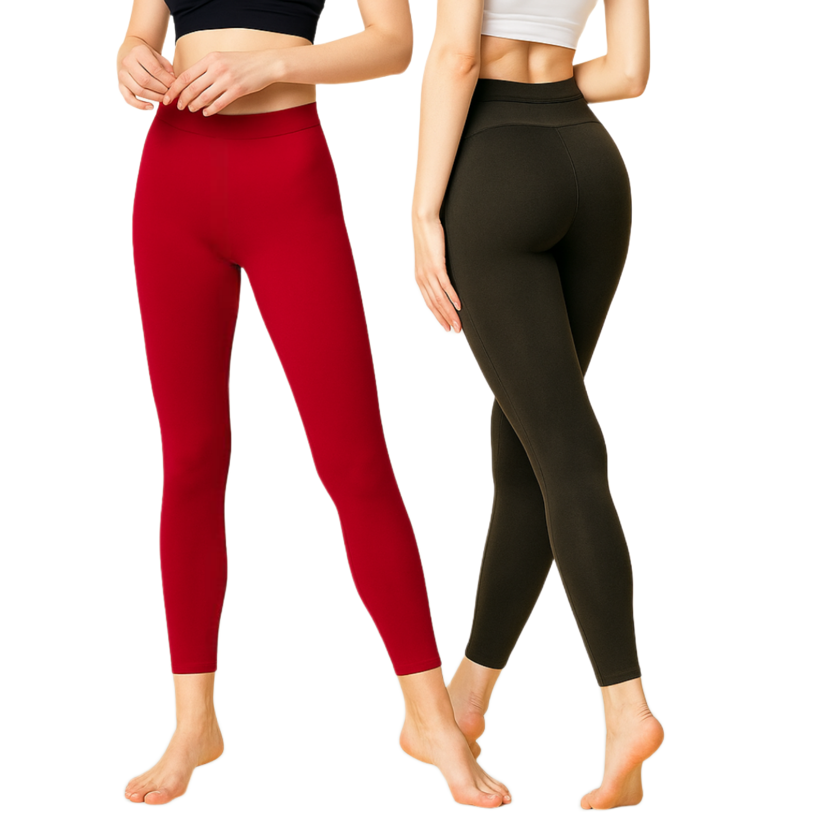 Pack of 2 Thermal Long Leggings PantsPack Of 2 Thermal Long Leggings Pants - Image 12