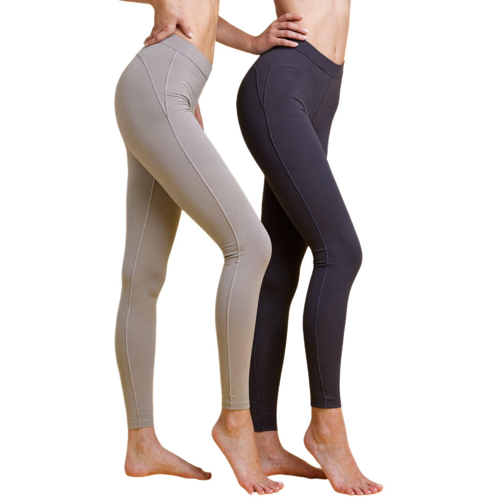 Women's Pack Of 2 Thermal Long Leggings Pants – women's cargo pants front view