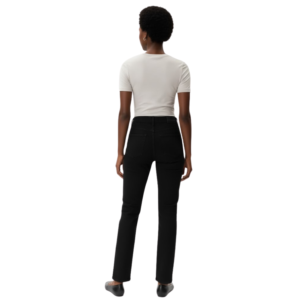 Comfortable And Stylish Slim Fit Denim Jeans For Women – full length outfit view