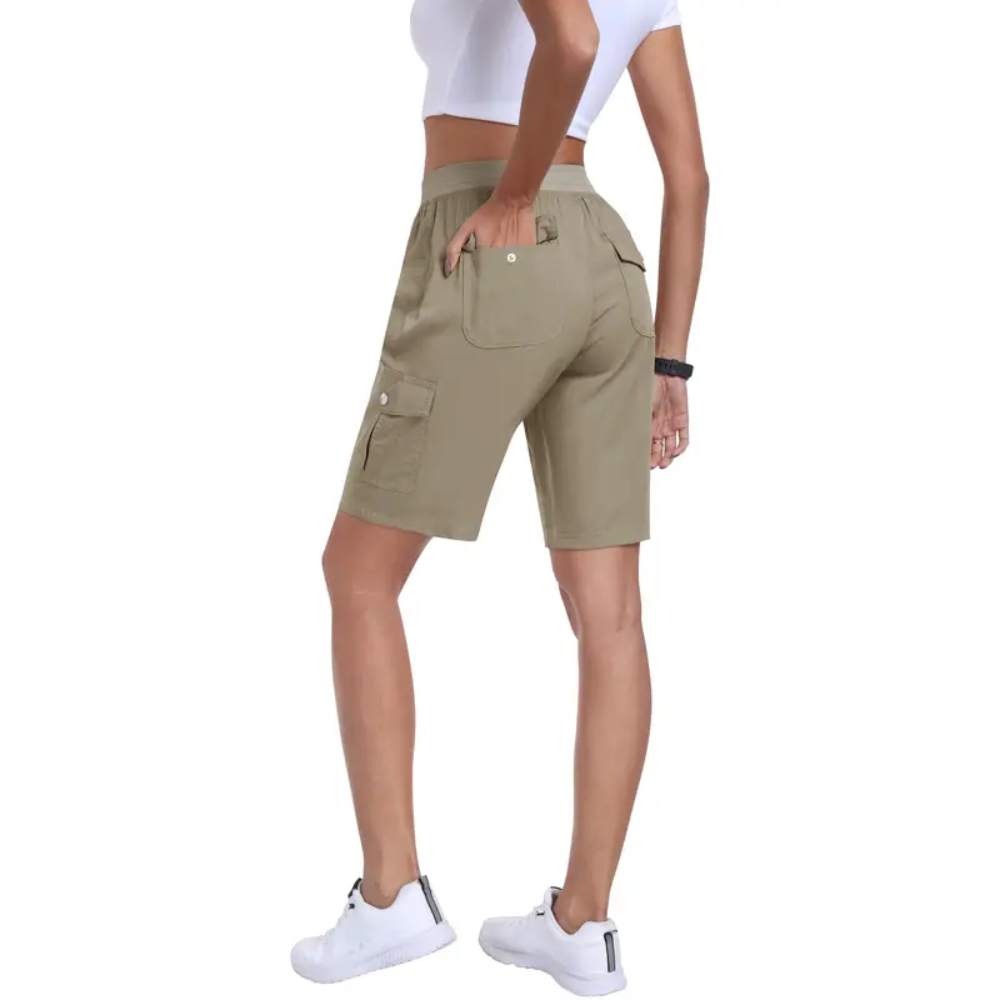 Casual Outdoor Quick Dry Hiking Cargo Shorts For Women