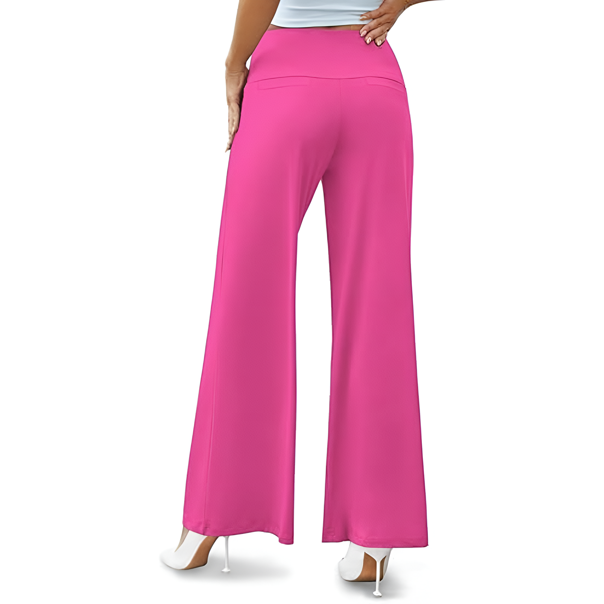 Casual And Comfy Wide Fit Palazzo Pants For Women – lifestyle view 23