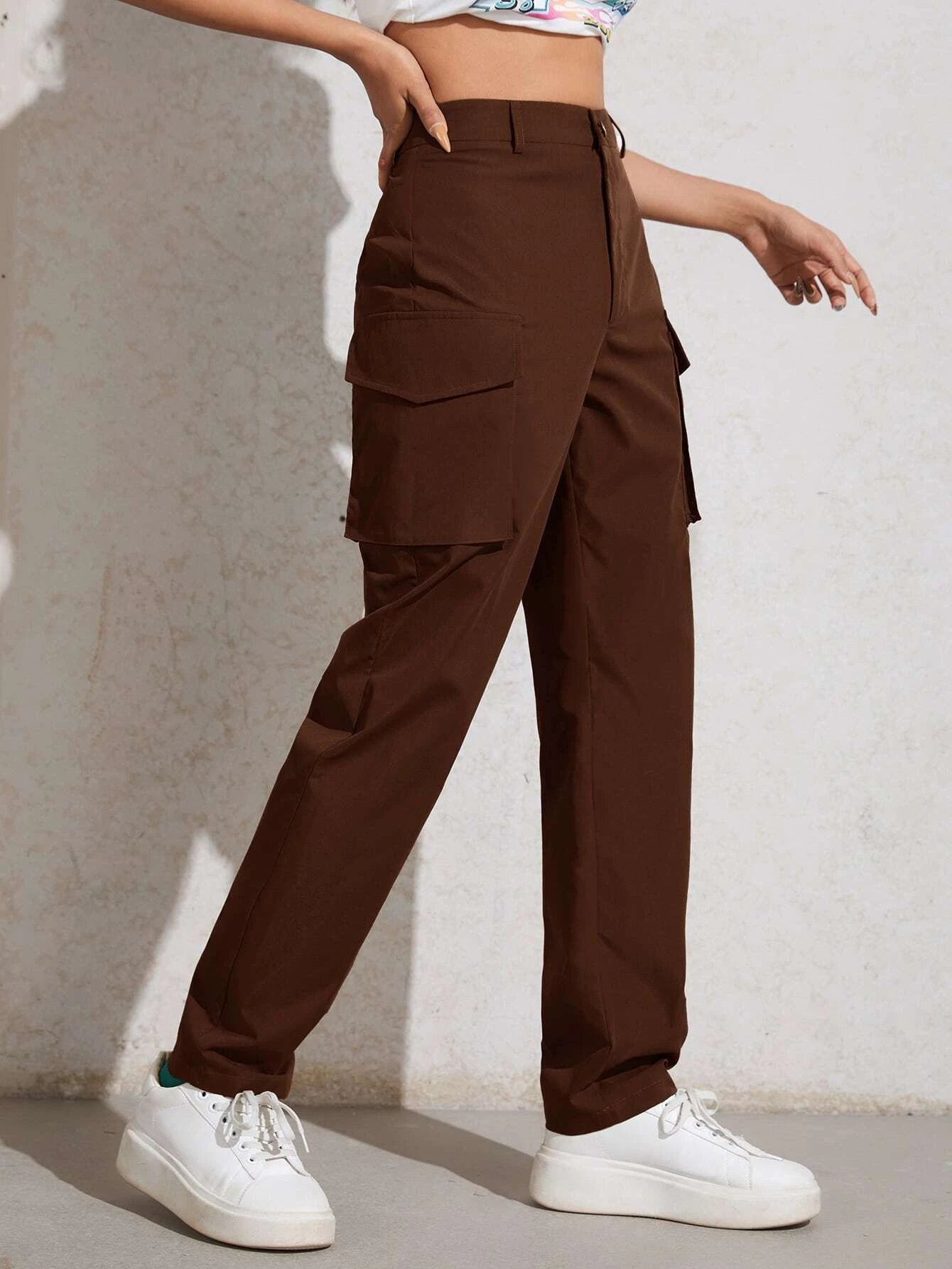 Flap Pocket Zip Cargo Pant – lifestyle view 14