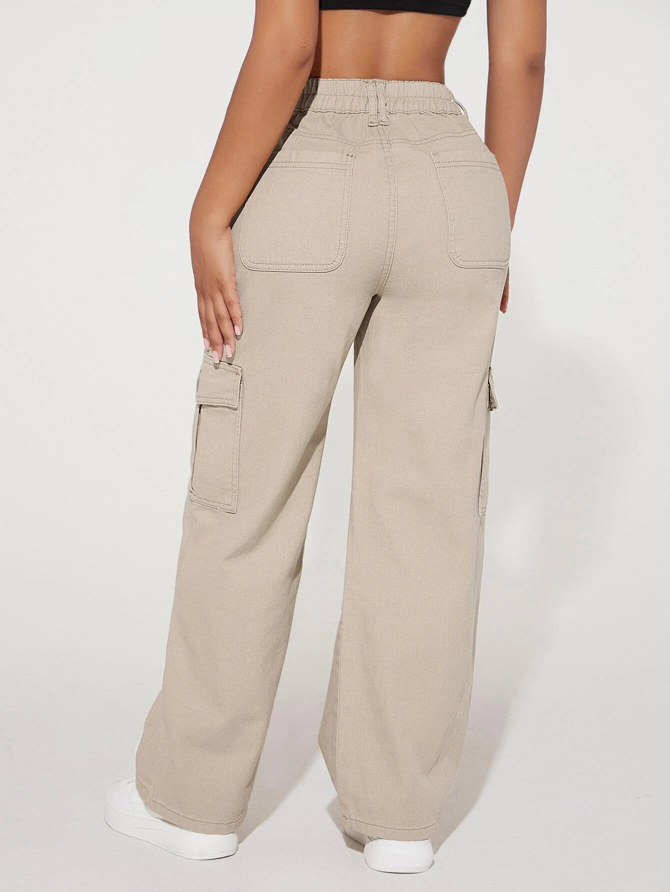 Flap Pocket Cargo Jeans – fit and style view