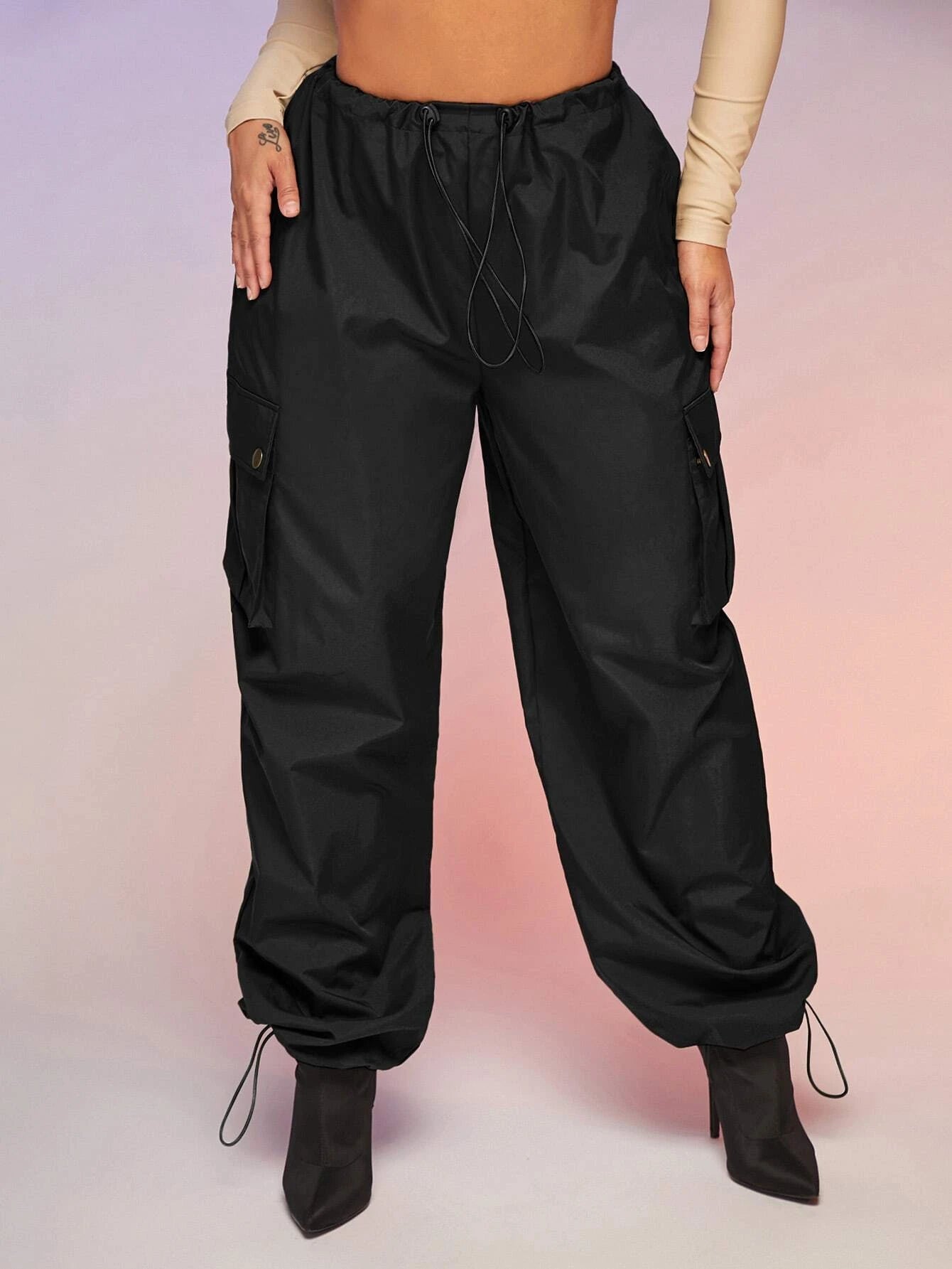 Parachute Cargo Pant – pocket detail close-up