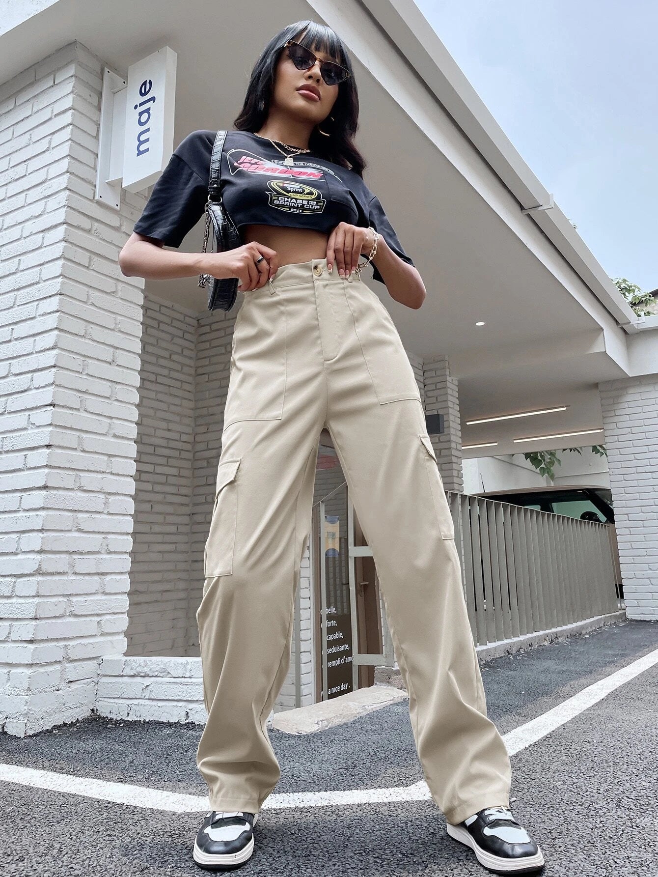 Regular Fit Non Stretch Cargo Pants – lifestyle view 11