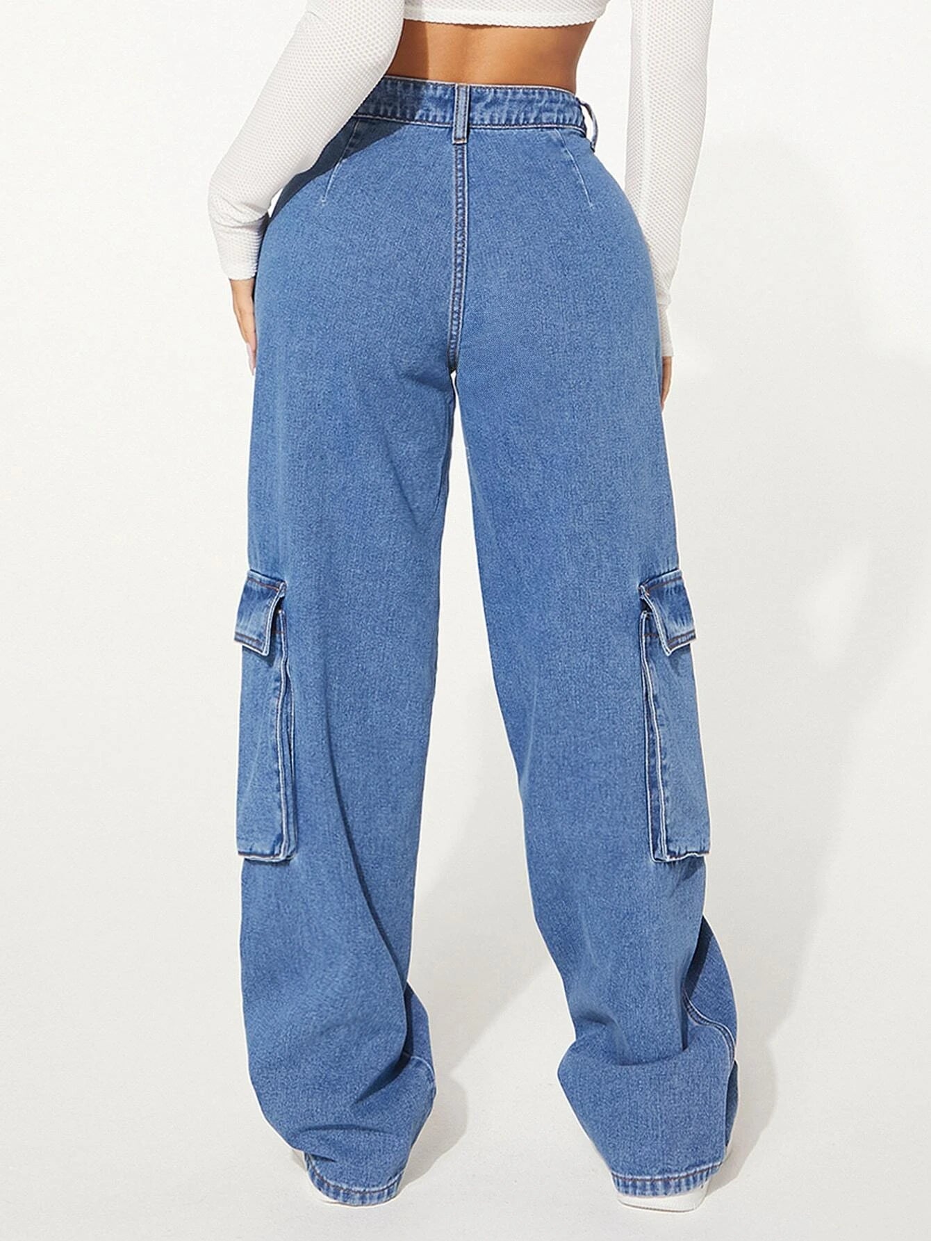 Flap Pocket Cargo Jeans Style 9 – lifestyle view 11