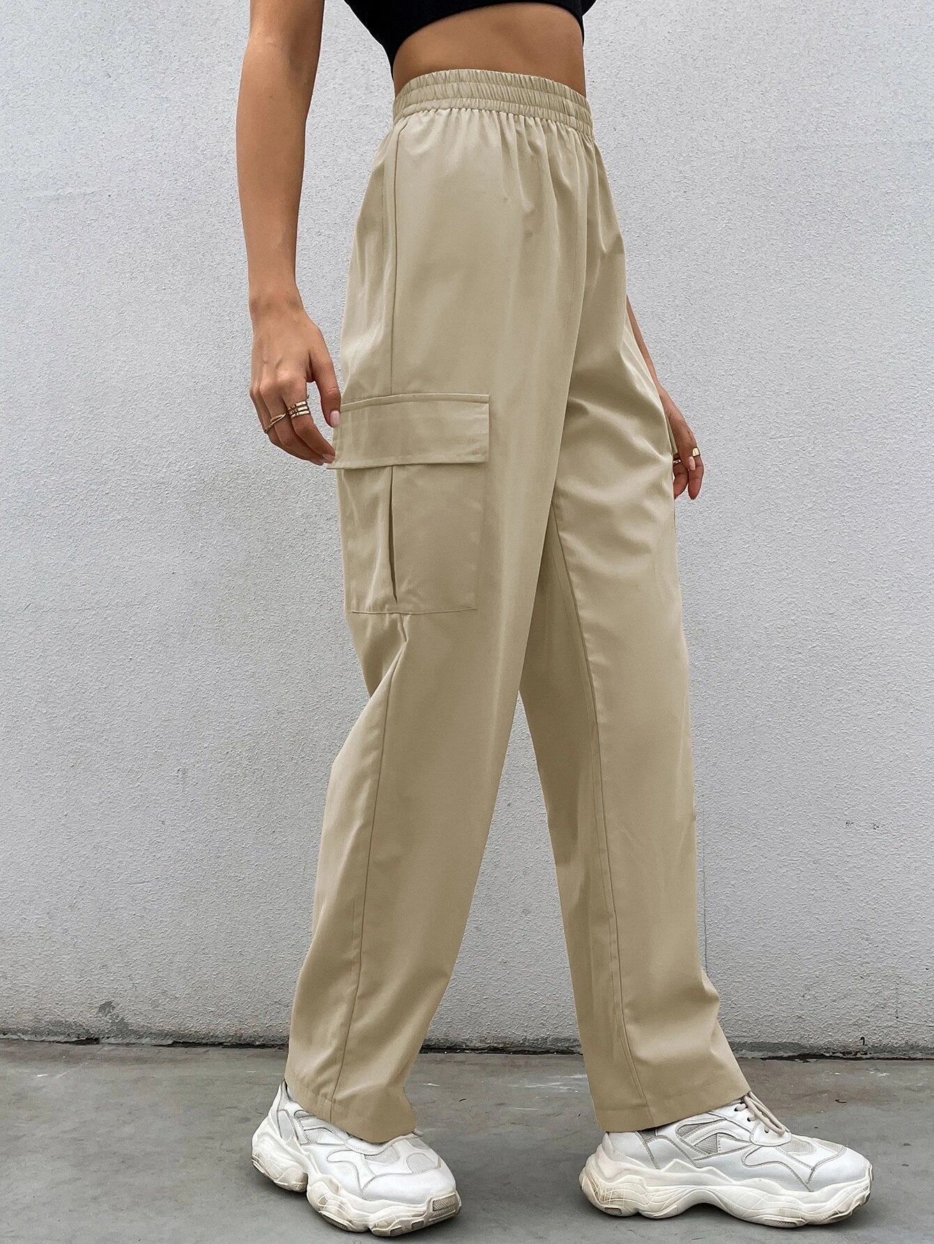 Flap Pocket Cargo Pants – lifestyle view 21