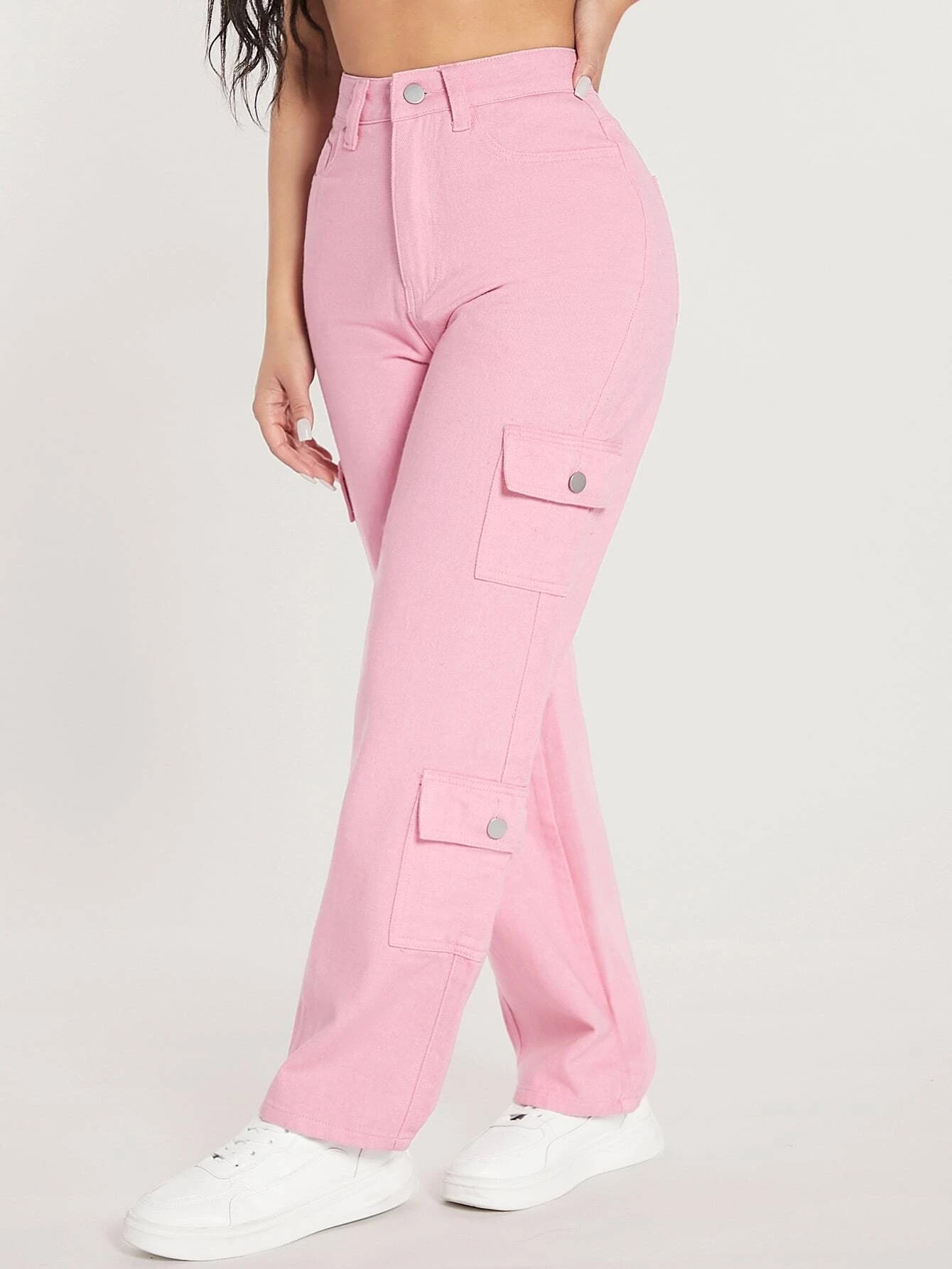 Flap Pocket Zipper Jeans – lifestyle view 19